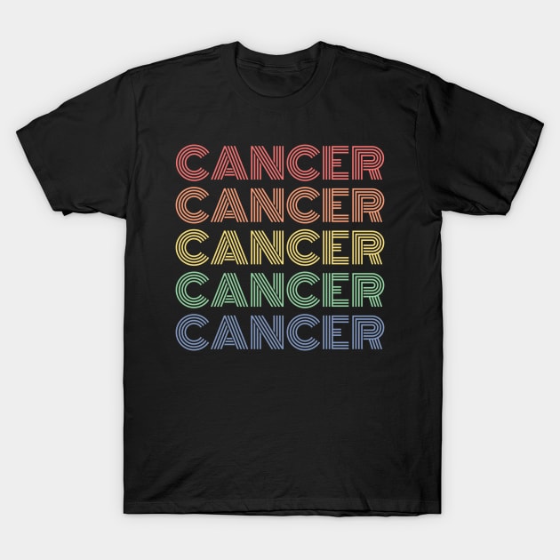 Colorful Cancer zodiac design! T-Shirt by euheincaio